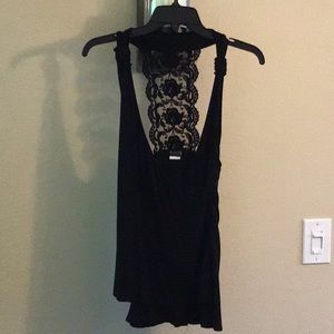 VENUS black sleeveless top